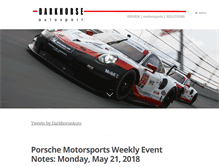 Tablet Screenshot of darkhorseautosport.com